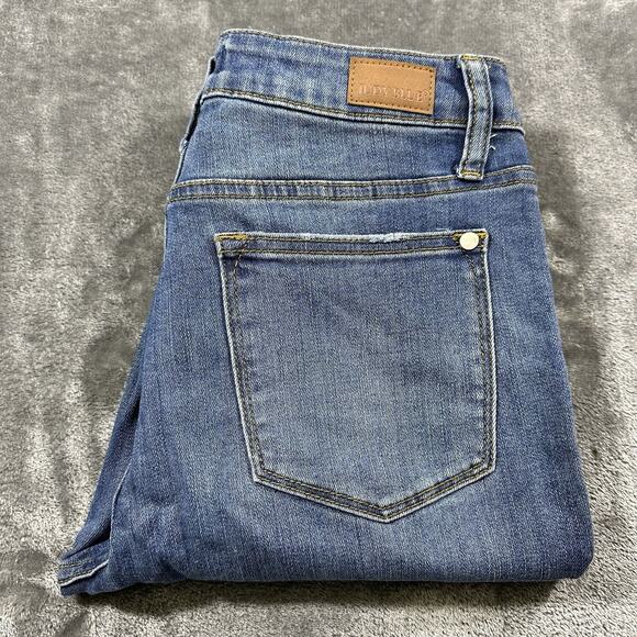 Judy Blue Jeans Women’s 29 Blue Relaxed Fit Denim Straight Casual Pants - Picture 1 of 11